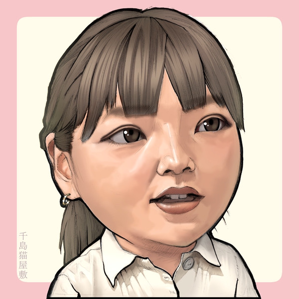 野呂佳代 似顔絵