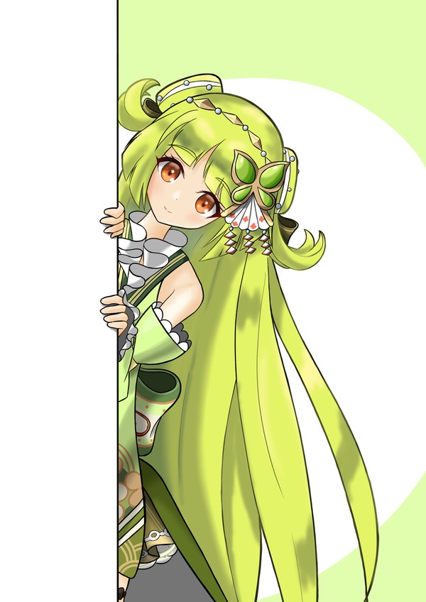 前に描いた磨千夜姫