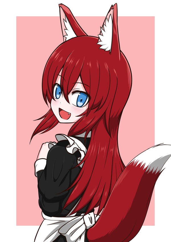 メイド狐さん