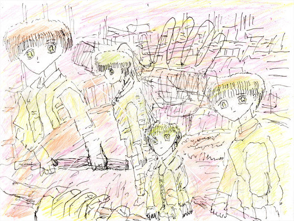 二人の切れ目(アート70)