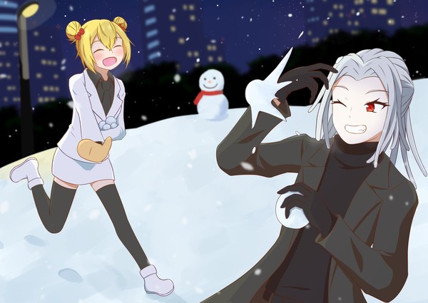 約束の雪合戦