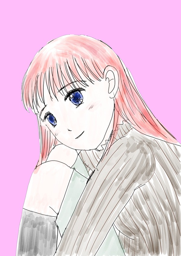 微笑む女の子