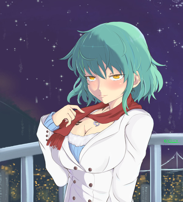 Hikage on a beautiful night