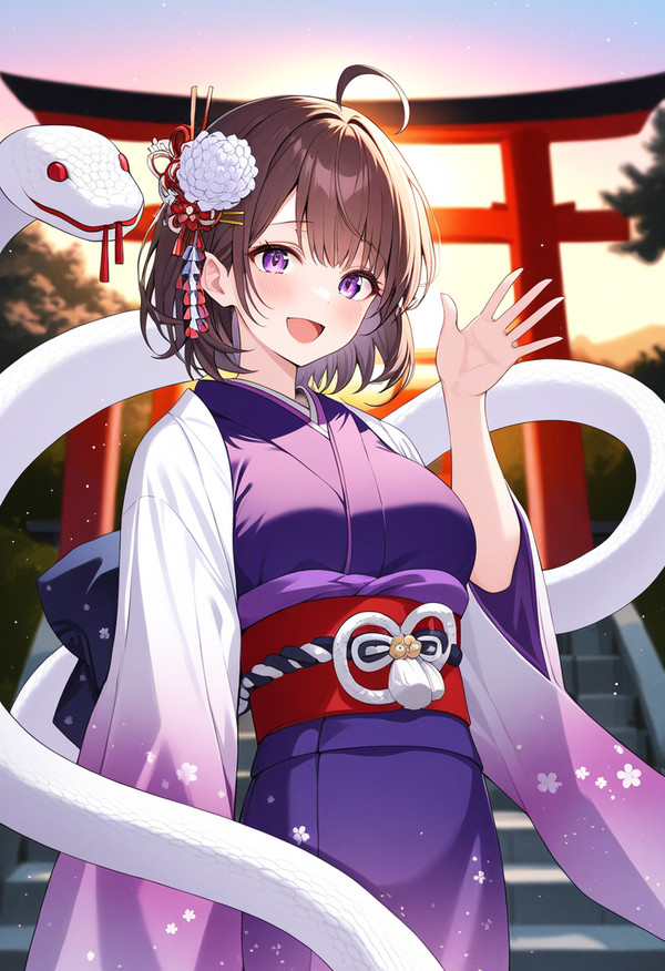 マユカちゃん「明けましておめでとうございます!今年もよろしく!」