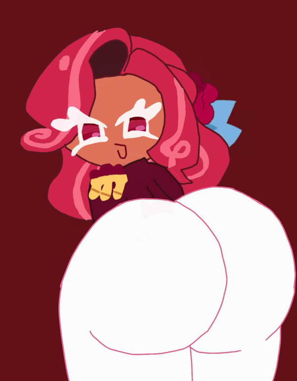 Raspberry cookie butt