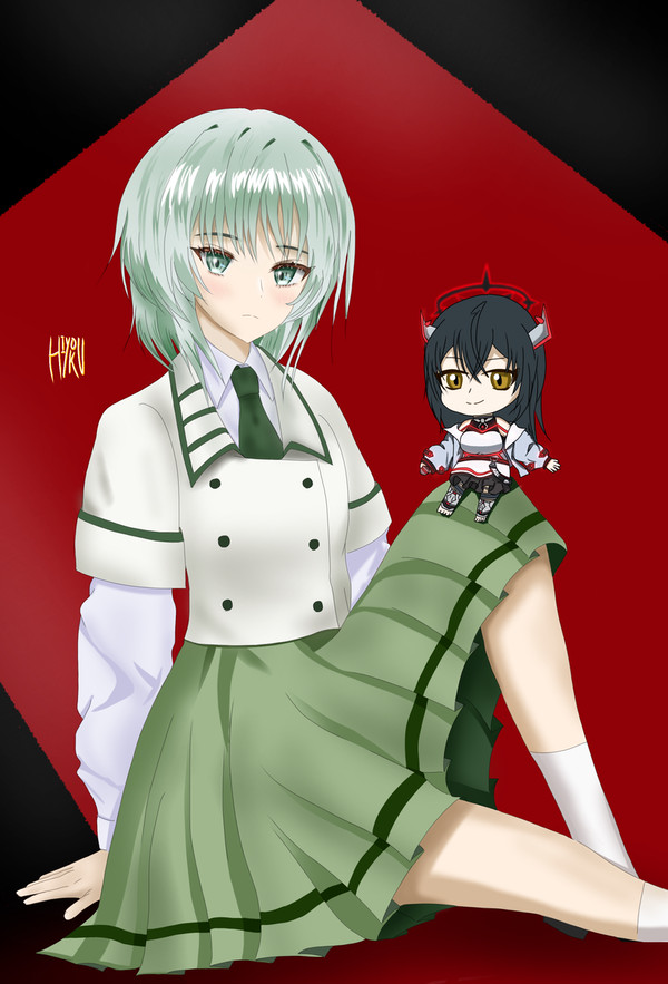 スズネちゃんとアルティサリアちゃん