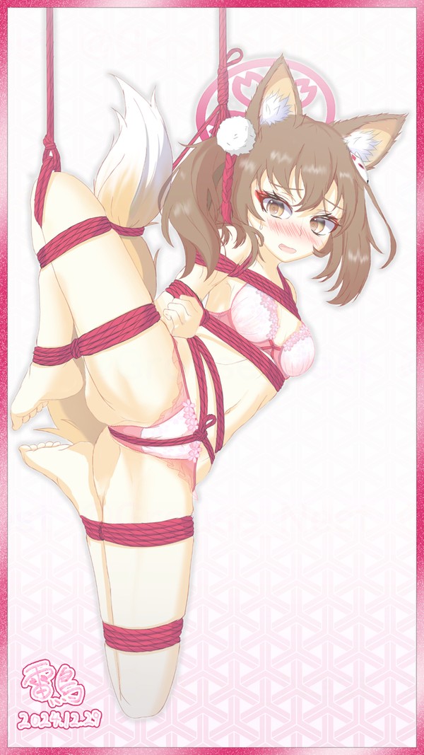 イズナ緊縛吊り