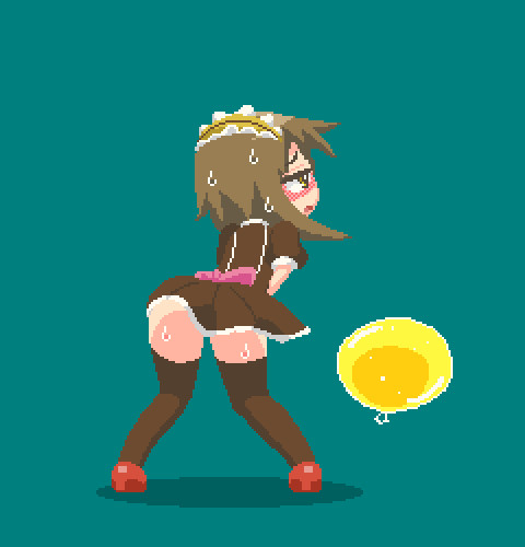 おしっこに行きたいメイドさん