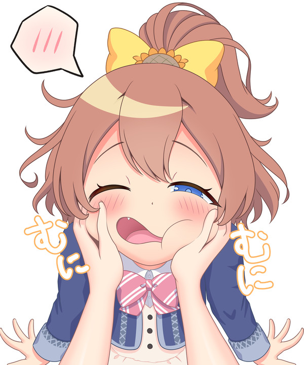 千夏のほっぺたむにむにしたい