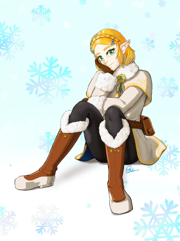 描き始め❄️