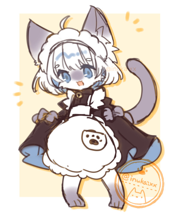シャム猫メイドさん。
