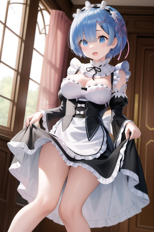 リゼロのレム　AI生成
