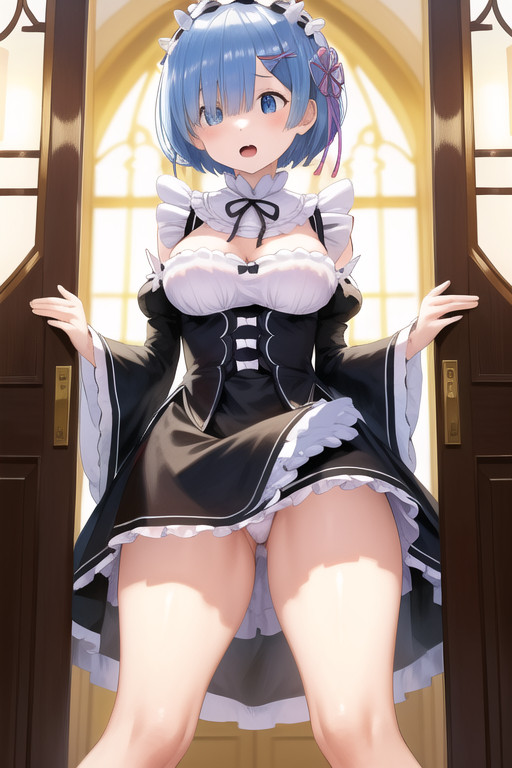 リゼロのレム　AI生成