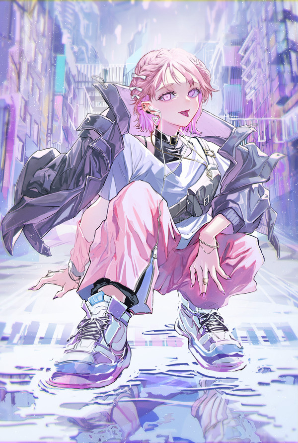 ピンクのギャル - 1/1