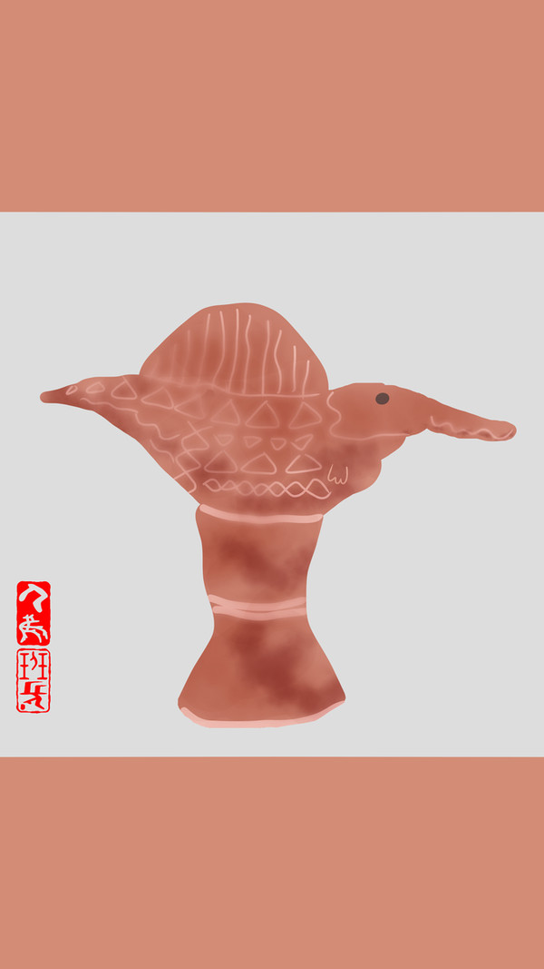 スピノサウルスの埴輪