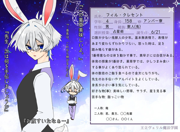 【リル学】フィル・クレセント【生徒】