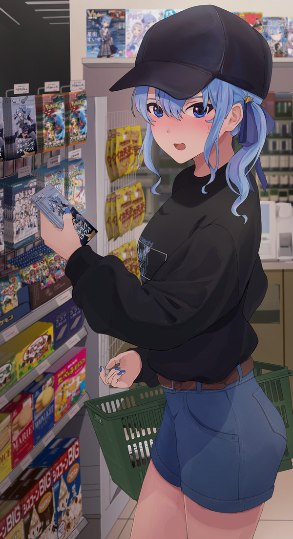 コンビニでばったり