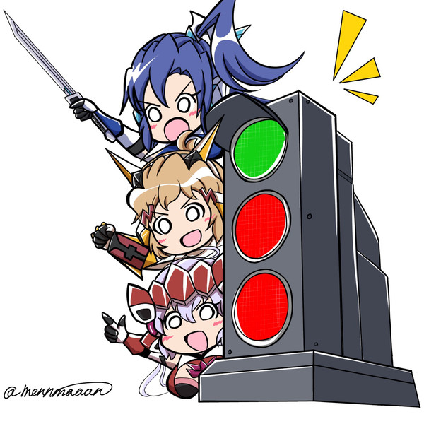 シンフォギア4の演出で信号機バージョン
