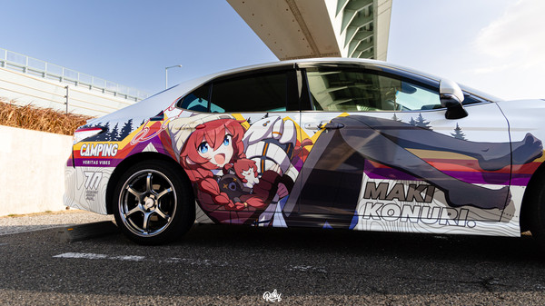 キャンプマキ(痛車用イラスト)