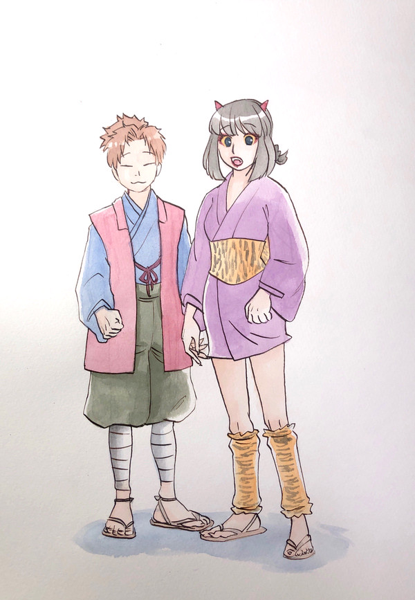 おばパンダ昔ばなし 太郎の鬼嫁