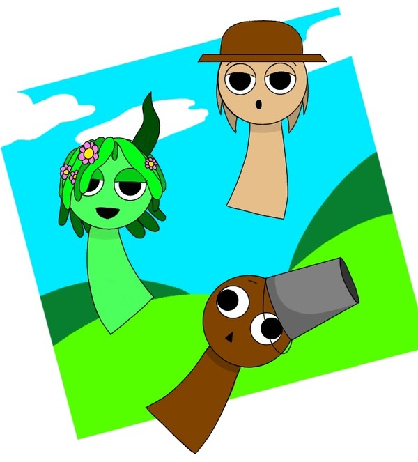 sprunki　好きなキャラクタ―を描く