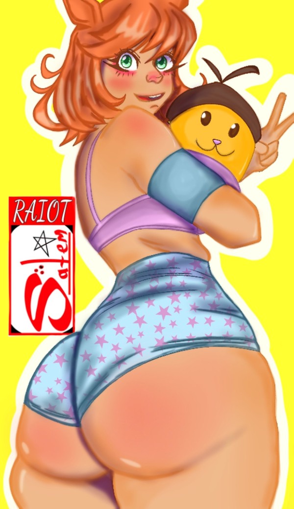 Chica nalgona ardilla