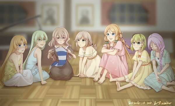 女性のパジャマパーティー