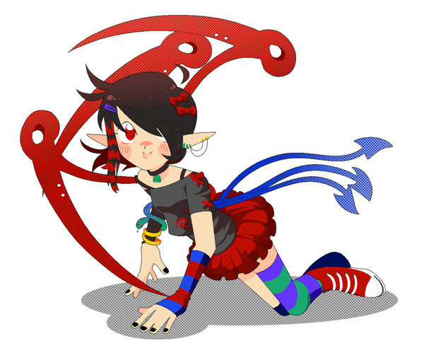 Scene Girl Nue
