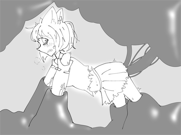 ポニーテールの子