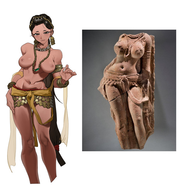 Yakshini figure