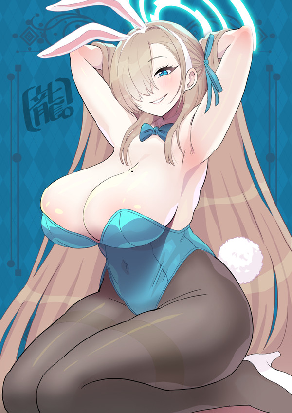 【落描き】バニーアスナ描きました！