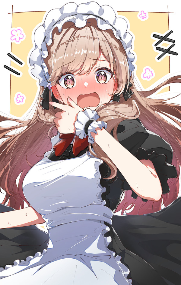 照れ顔紫陽花さん