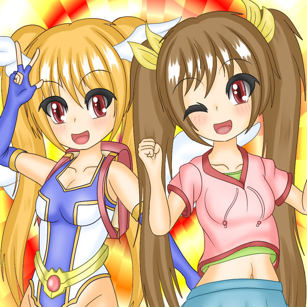 まほうしょうじょ　と　ふだんのすがた