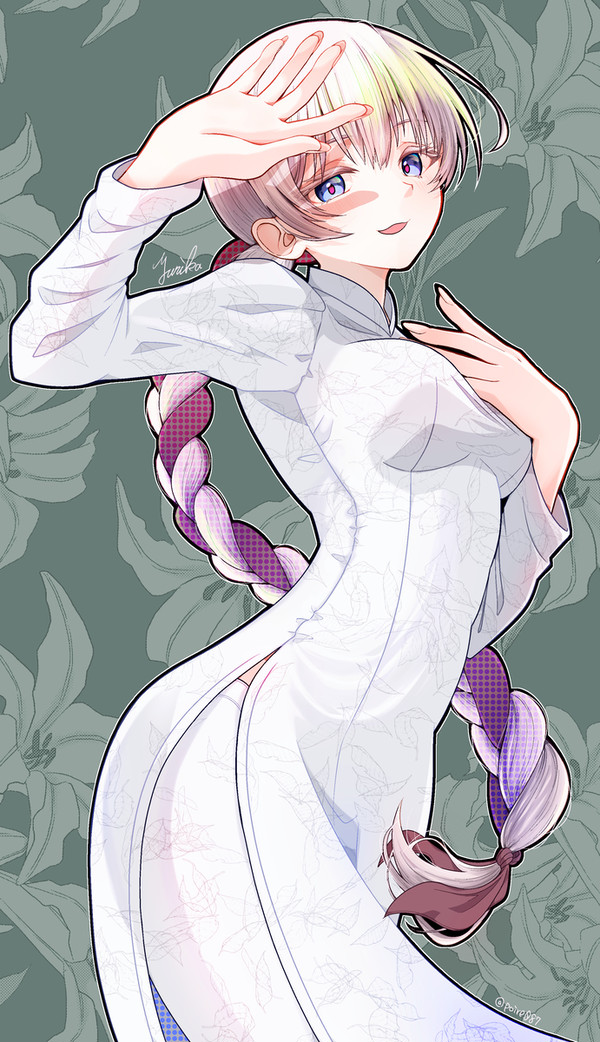 白蛇の擬人化
