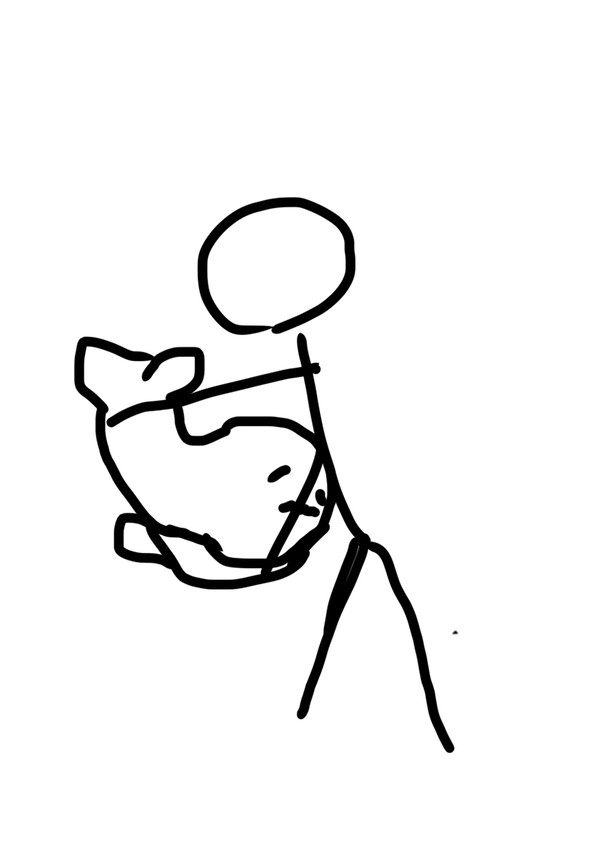 水着おじさん
