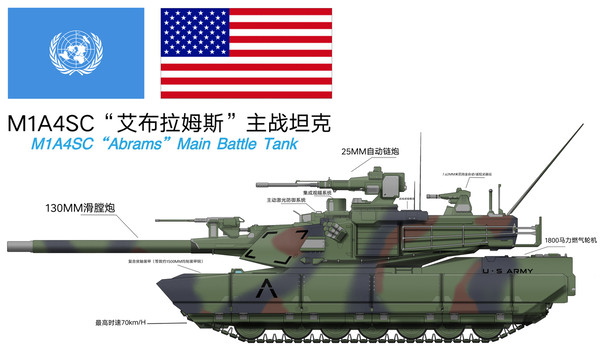 M1A4SC“Abrams” Main Battle Tank