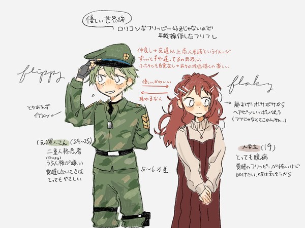 軍人と臆病少女