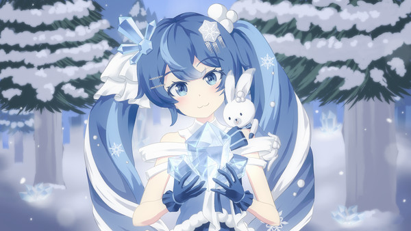 雪とクリスタル