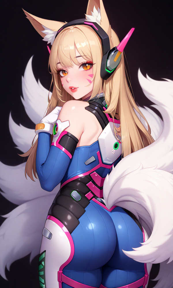 Ahri D.Va cosplay