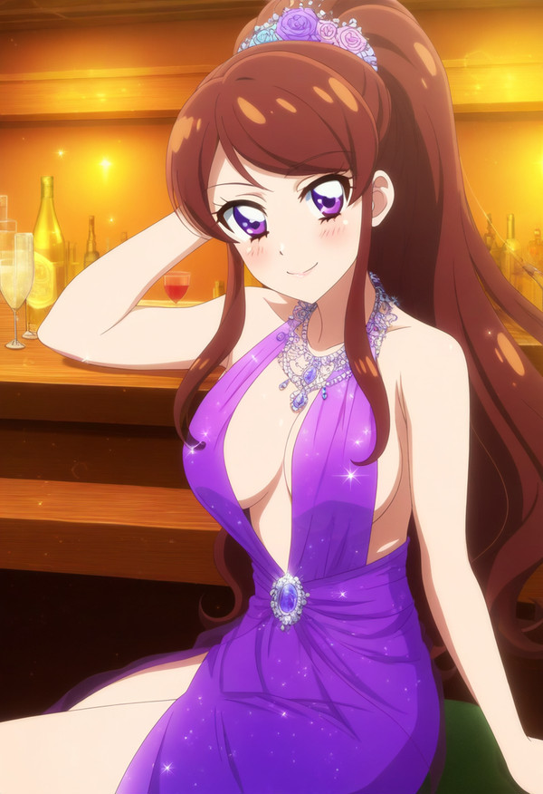 アイカツ! 紫吹蘭 カクテルドレス