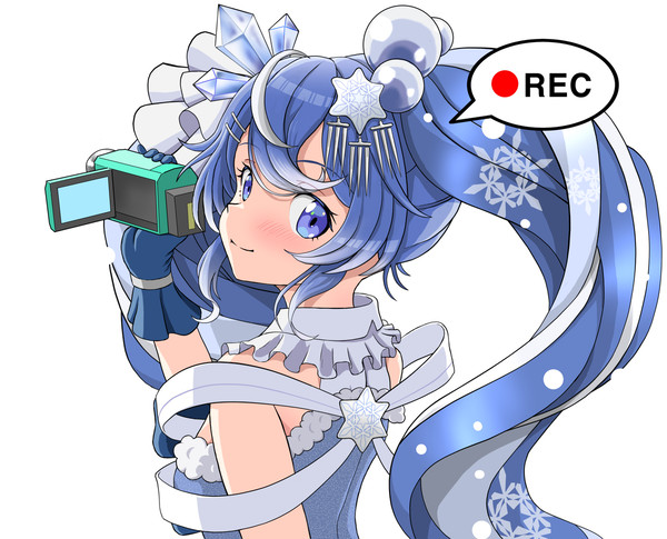 雪ミク2025（クリスタルちゃん）