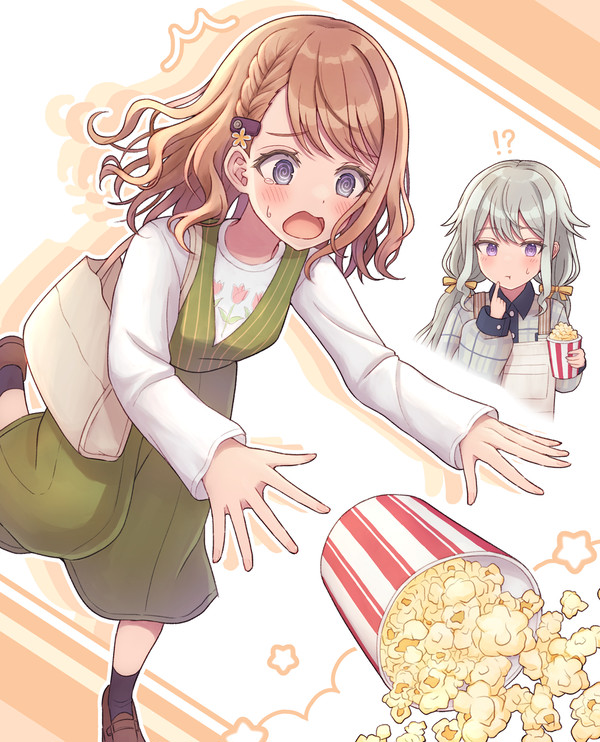 ポップコーンこぼしそうな人とこぼさなそうな人 - 1/1