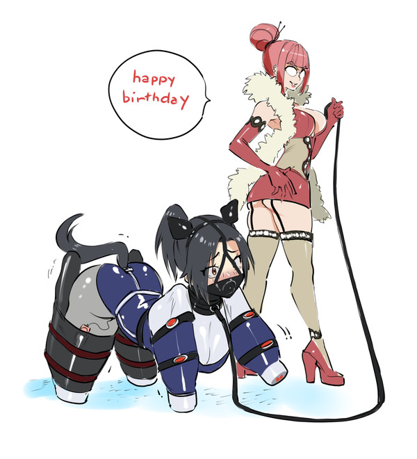 Birthday Walkies [Commission]