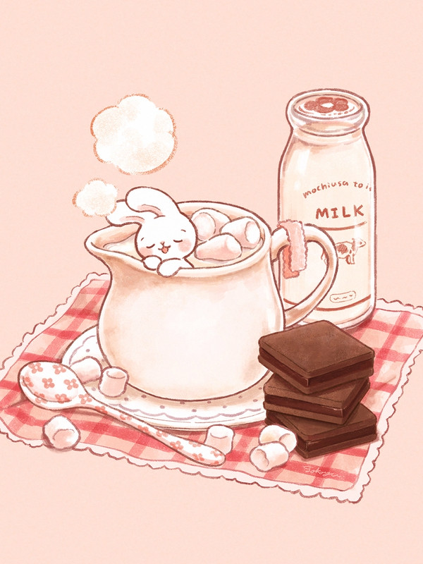マシュマロホットミルク