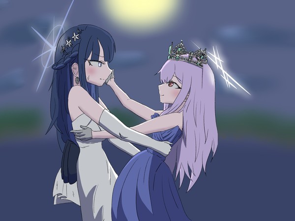 湖畔に咲く鈴蘭