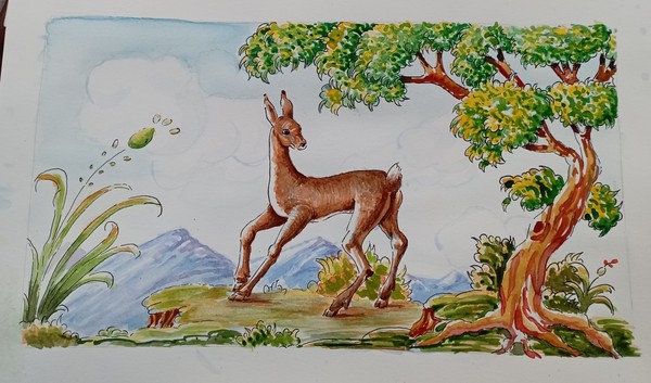 My first watercolors