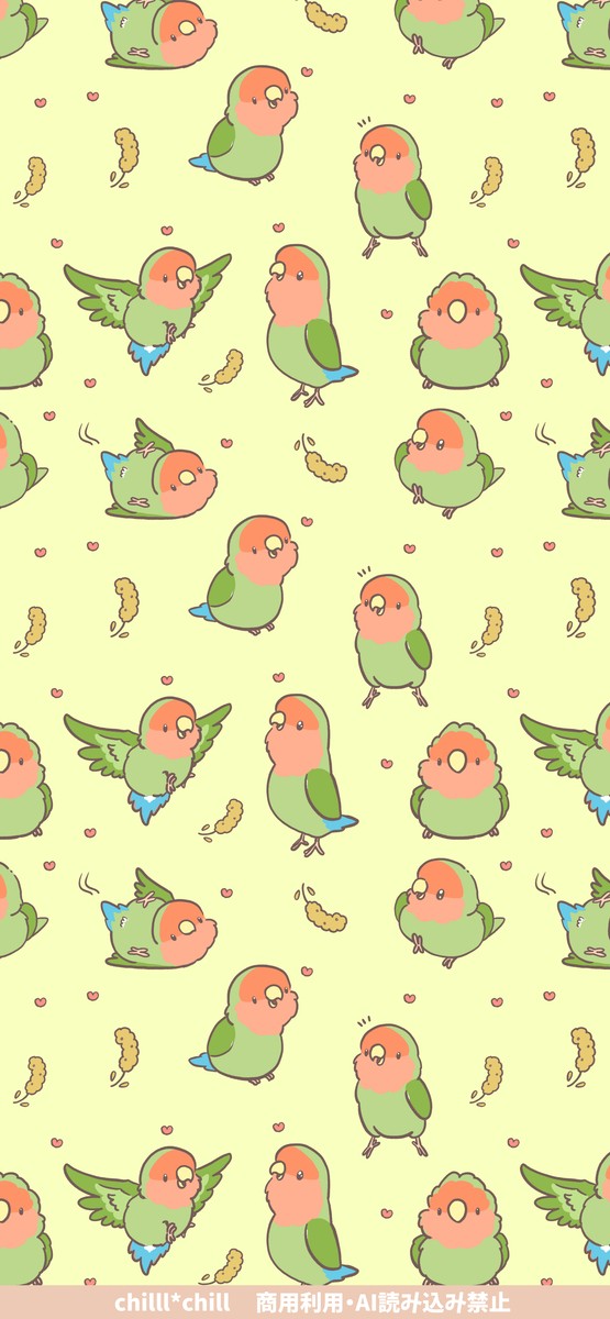 インコの待ち受けシリーズ