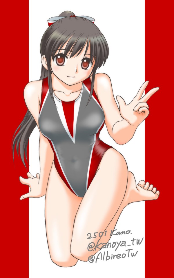 水着ポニ子さん