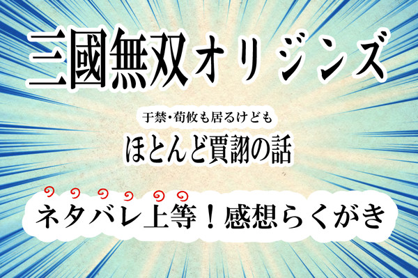 【無双オリジン】ほぼ賈詡な感想
