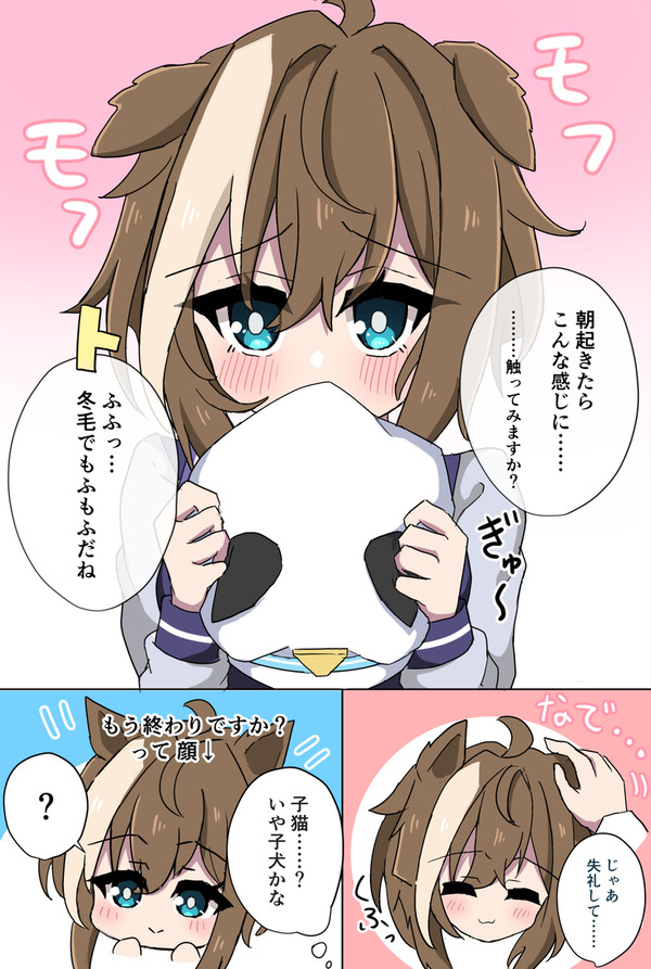 冬毛なシュヴァルちゃん…